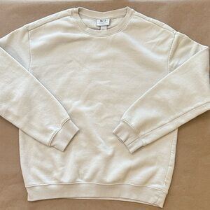 Men’s H&M Essentials Cream Relaxed Fit Sweatshirt